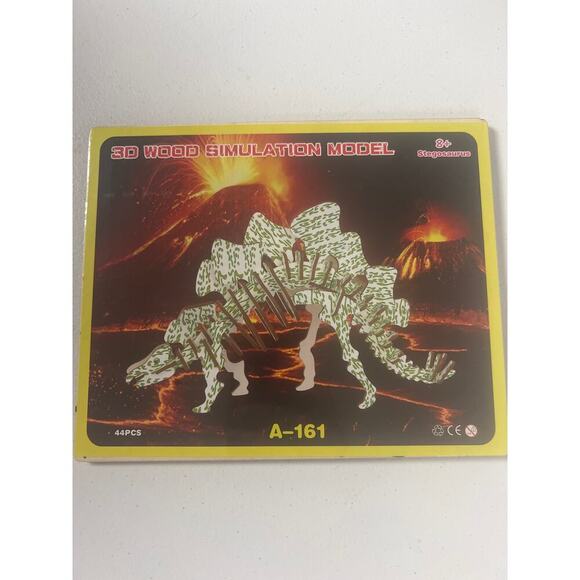 3D Wood Dinosaur Puzzles - Picture 4 of 8